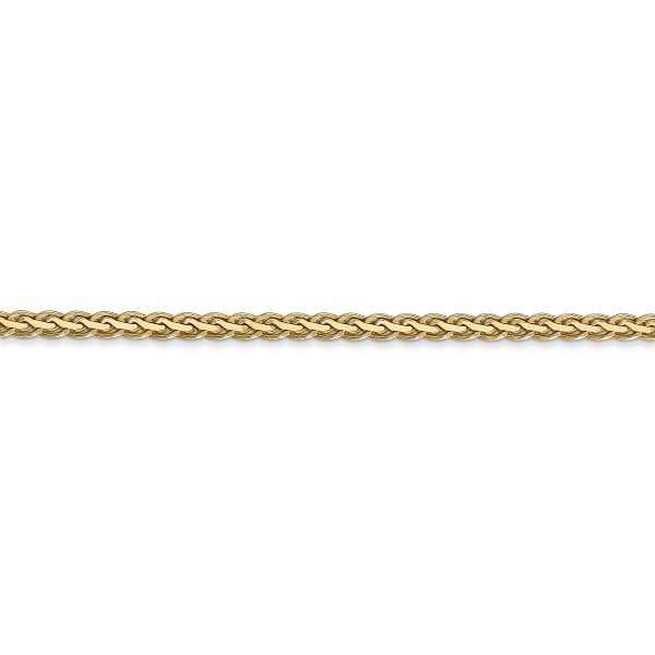 14k 2.3mm Flat Wheat Chain - Image 2