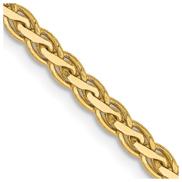 14k 2.8mm Flat Wheat Chain