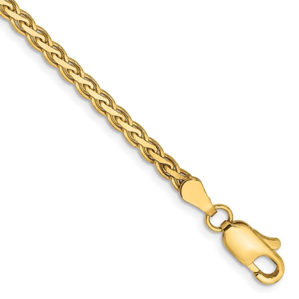 14k 2.8mm Flat Wheat Chain
