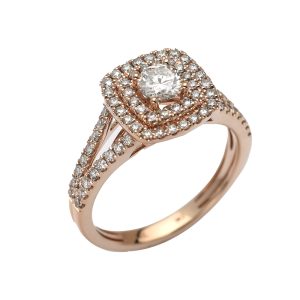 14KR 1.00CTW DIAMOND BRIDAL RING