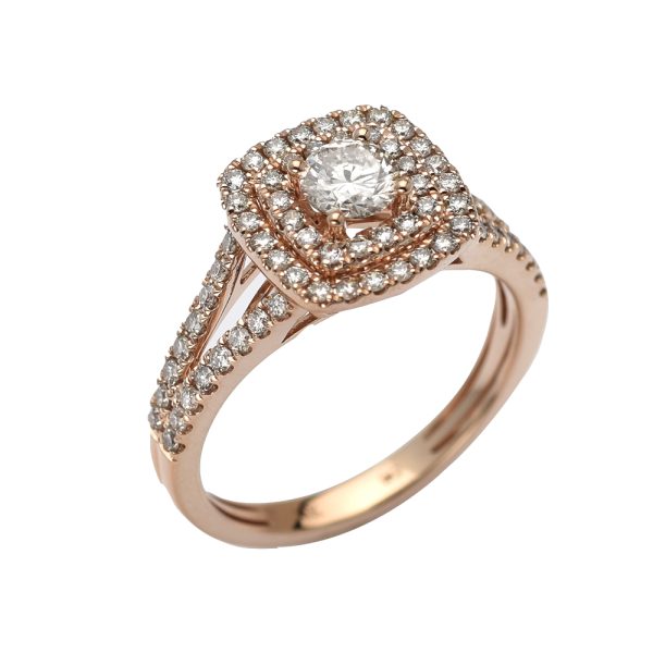 14KR 1.00CTW DIAMOND BRIDAL RING