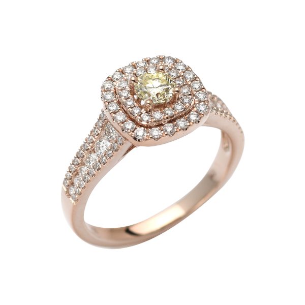 14KR 0.92CTW DIAMOND BRIDAL RING