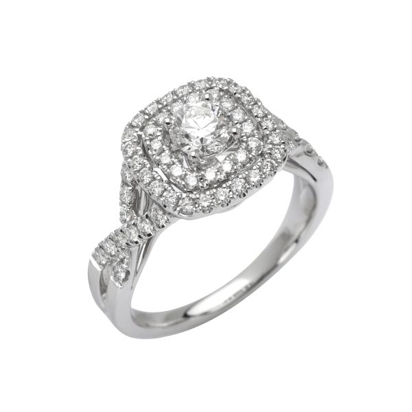 14KW 1.12CTW DIAMOND BRIDAL RING