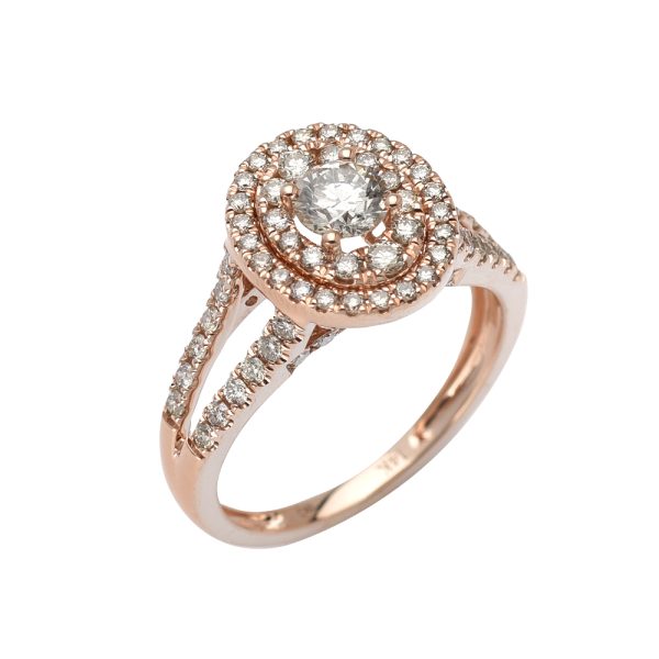 14KR 1.31CTW DIAMOND BRIDAL RING