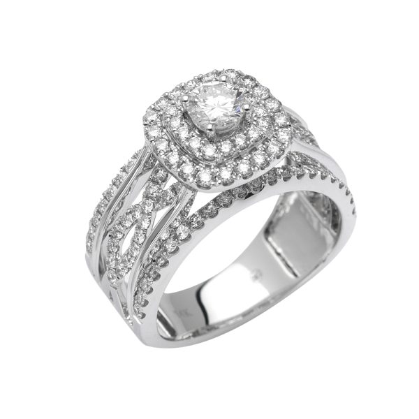 14KW 1.62CTW DIAMOND BRIDAL RING