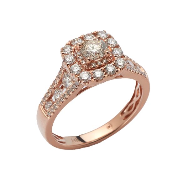 14KR 1.42CTW DIAMOND BRIDAL RING