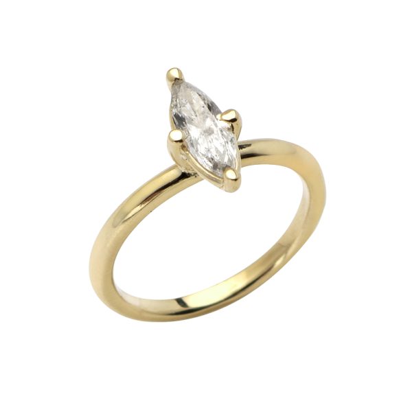 14KY 0.53CTW DIAMOND SOLITAIRE LADIES RING