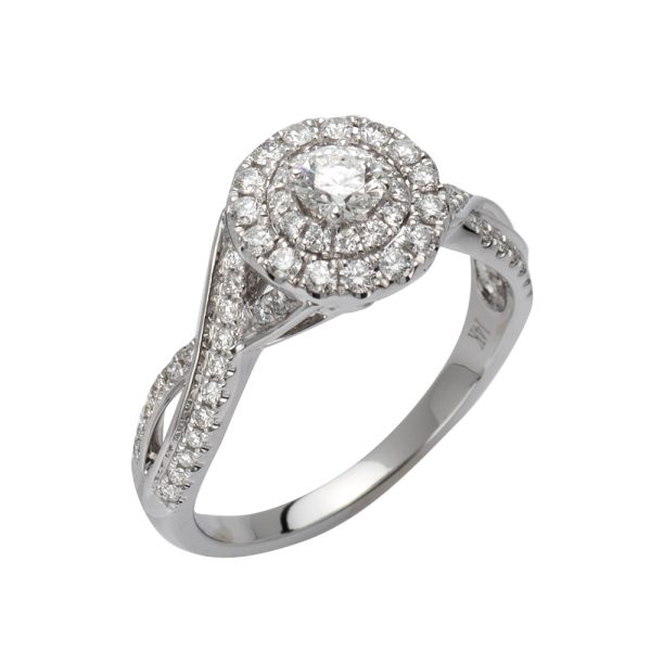 14KW 0.67CTW DIAMOND BRIDAL RING