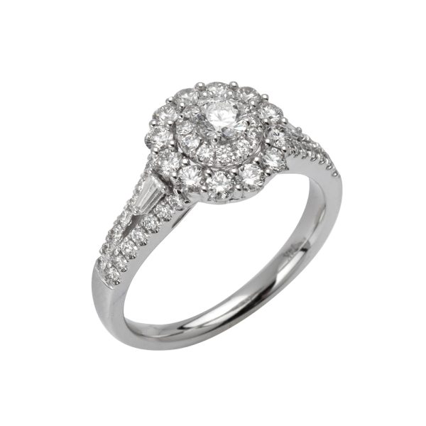 14KW 1.10CTW DIAMOND BRIDAL RING