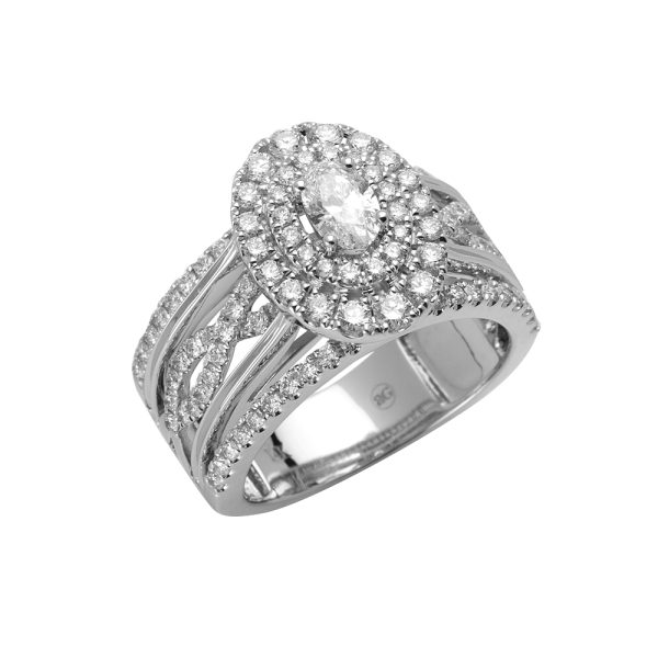 14KW 1.68CTW DIAMOND BRIDAL RING