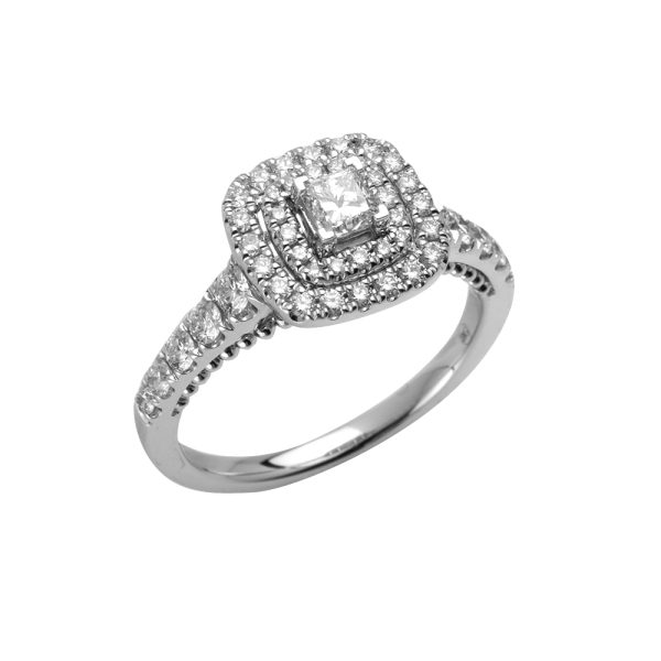 14KW 0.99CTW DIAMOND BRIDAL RING