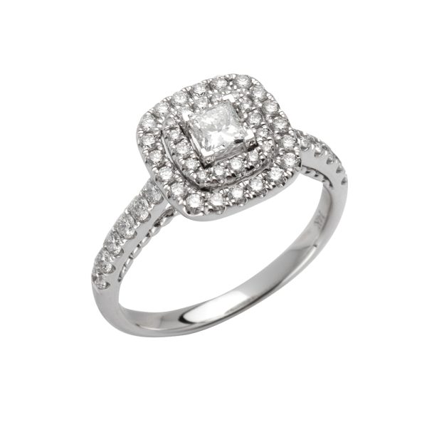 14KW 0.93CTW DIAMOND BRIDAL RING