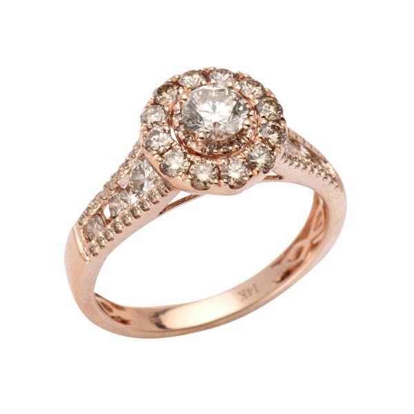 14KR 1.31CTW DIAMOND BRIDAL RING