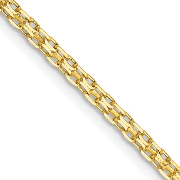 14k 1.8mm Lightweight Bismark Flat Chain