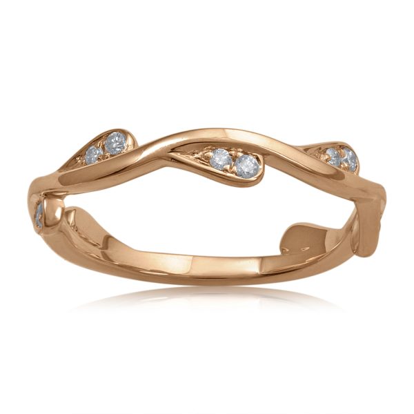 0.15 Carat Fashion Diamond Ring in 10KT Rose Gold