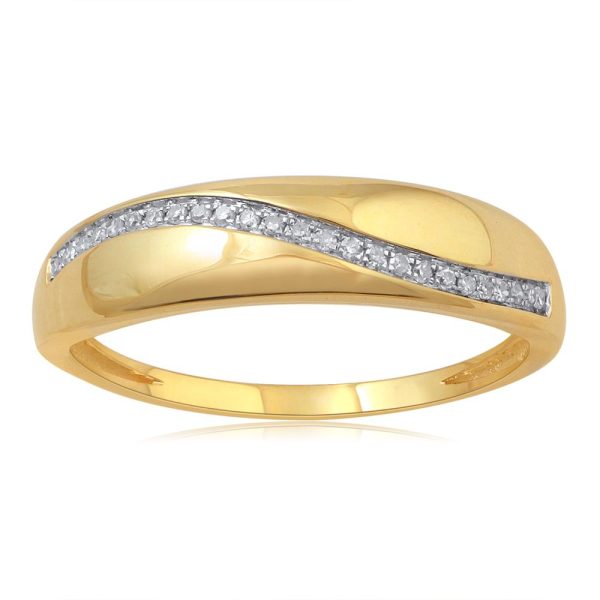 10KT Y RING .0800