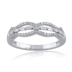 SILV W RING .2500. D*