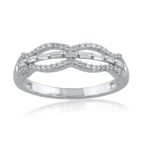 SILV W RING .2500. D*