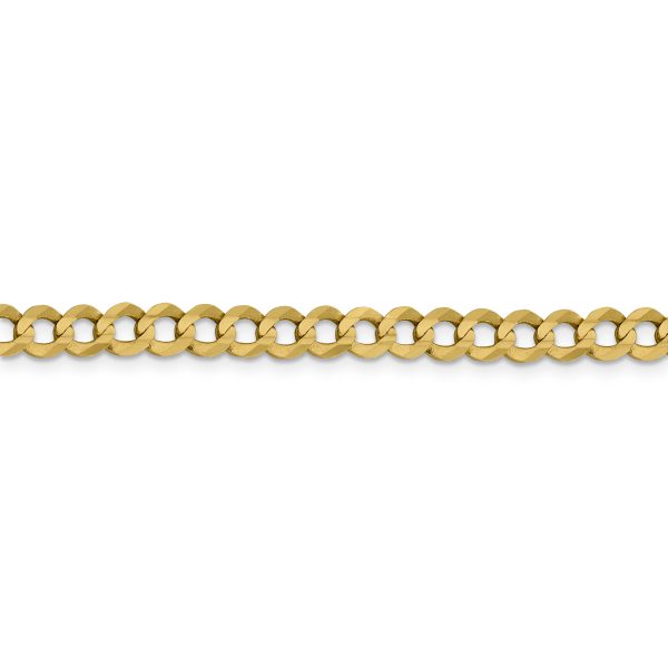 14k 5.9mm Lightweight Flat Cuban Chain - Image 2