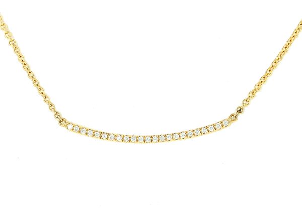 14KY 0.25CTW DIAMOND NECKLACE