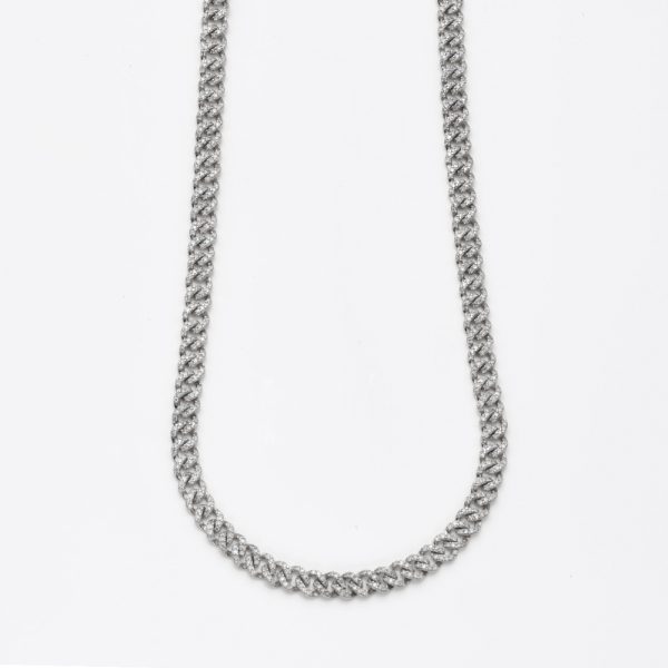 14KW 4.65CTW DIAMOND MIAMI CUBAN CHAIN