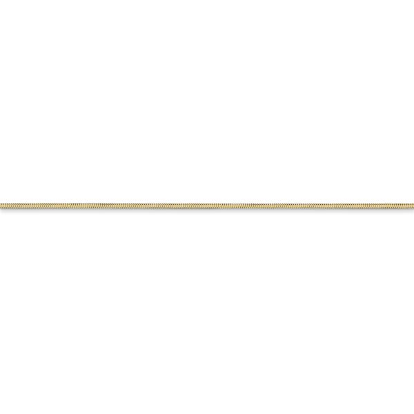 14k .8mm Octagonal Snake Chain - Image 2