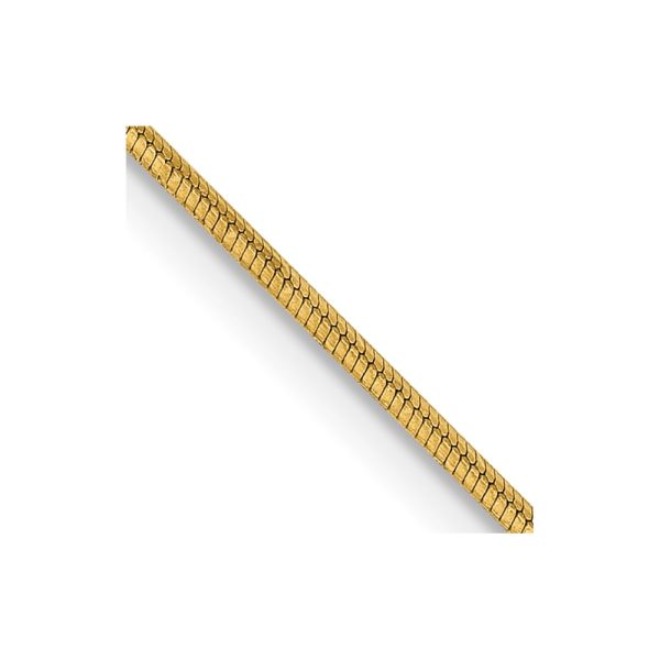14k .8mm Octagonal Snake Chain