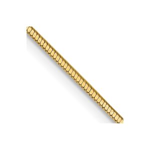14k .9mm Octagonal Snake Chain