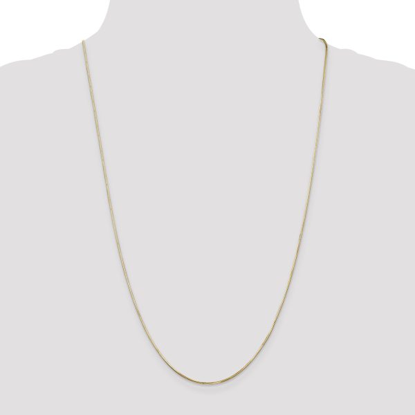 14k .9mm Octagonal Snake Chain - Image 2