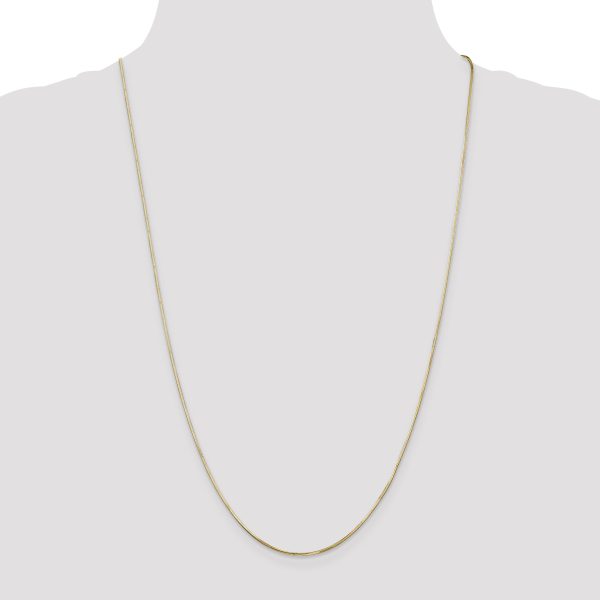 14k .9mm Octagonal Snake Chain - Image 2