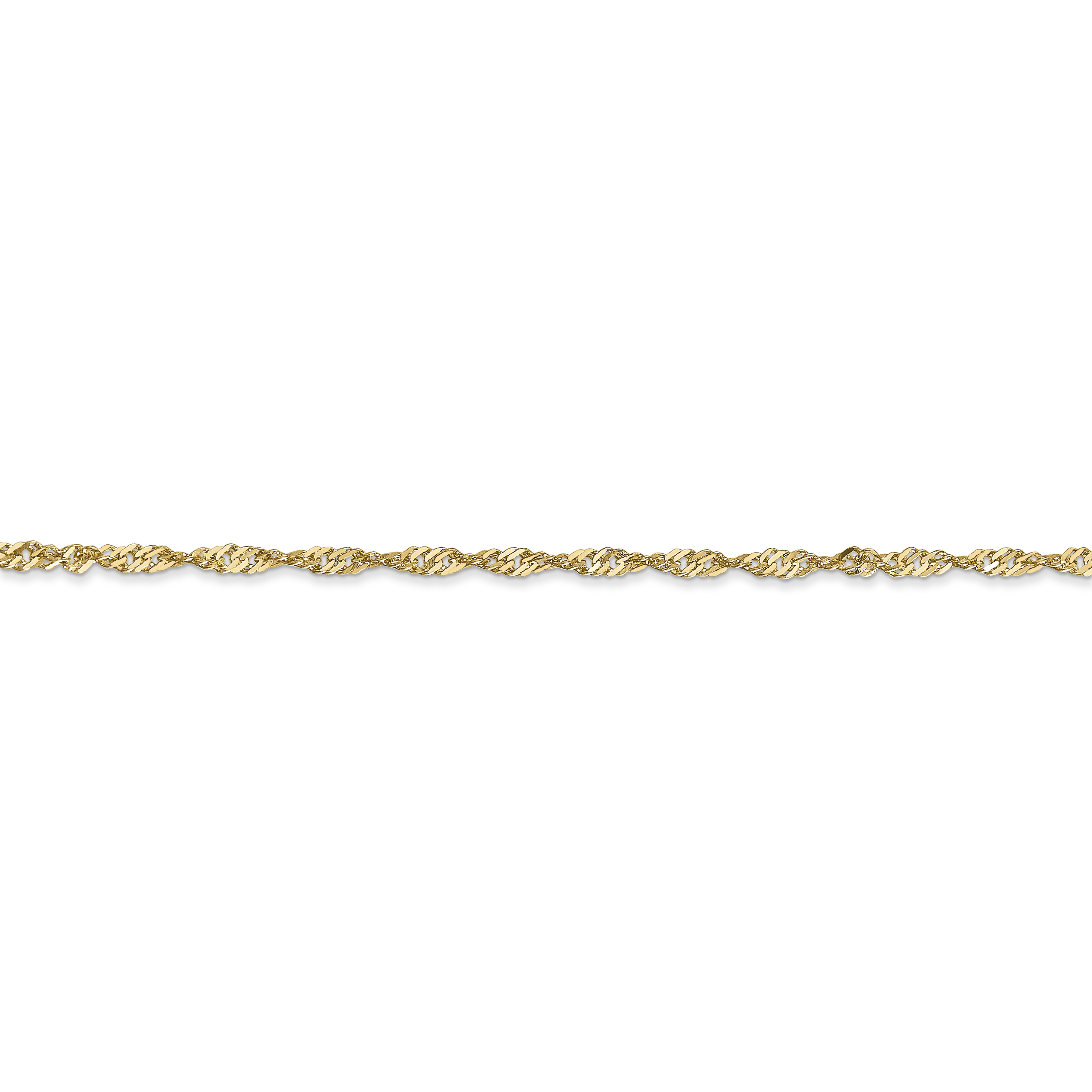 14k 1.70mm Singapore Chain - Image 2