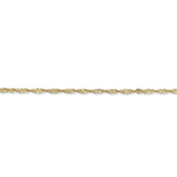 14k 1.70mm Singapore Chain - Image 2