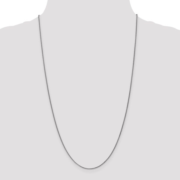 14k WG 1.25mm D/C Spiga Chain - Image 2