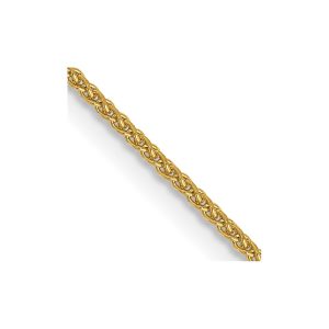 14k 1.05mm D/C Spiga with Spring Ring Clasp Chain