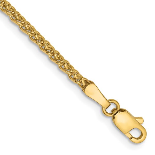 14k 2.1mm D/C Spiga Chain