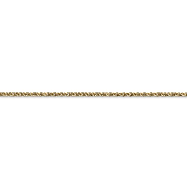 14k 1.8mm Forzantine Cable Chain - Image 2