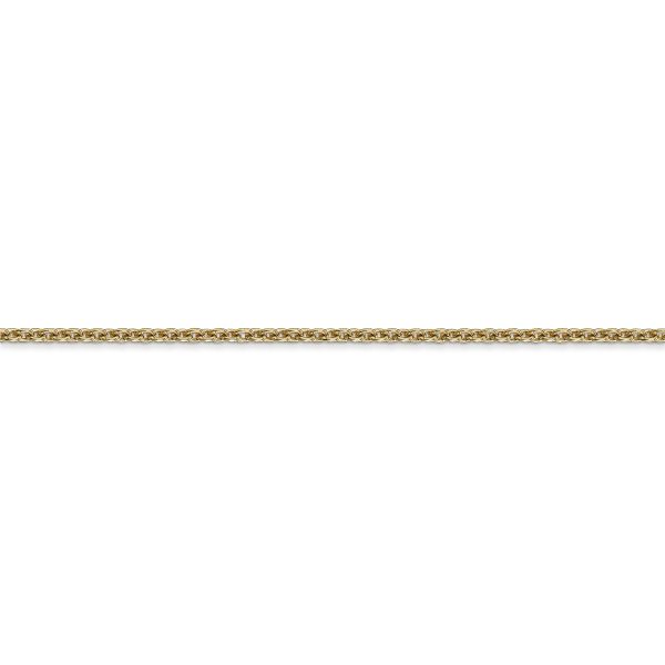 14k 1.8mm Forzantine Cable Chain - Image 2