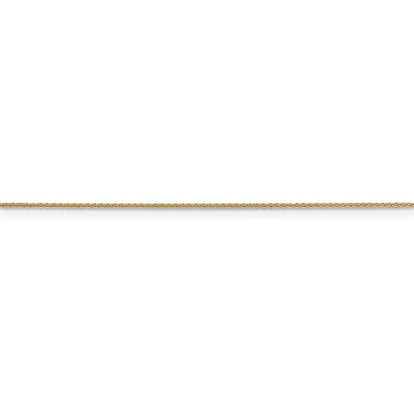 14k .85mm D/C Spiga with Lobster Clasp Chain - Image 2