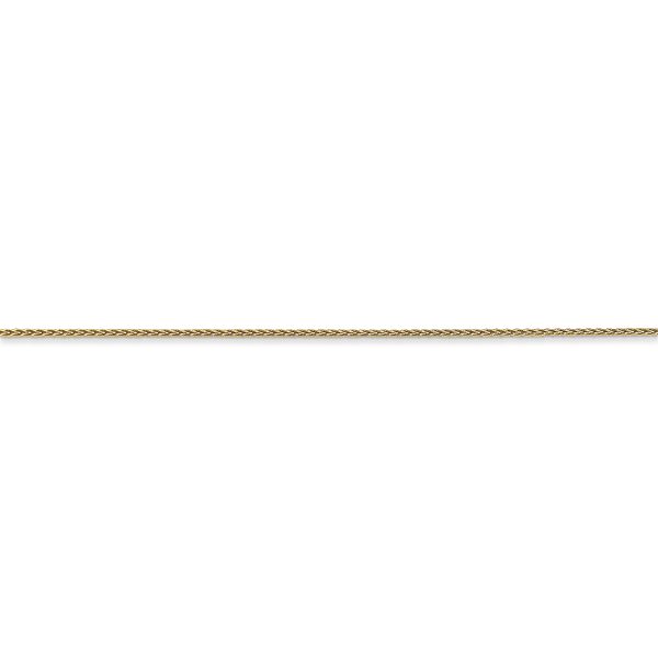 14k .85mm D/C Spiga with Spring Ring Clasp Chain - Image 2