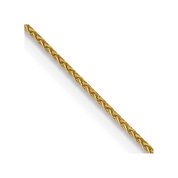 14k .85mm D/C Spiga with Spring Ring Clasp Chain