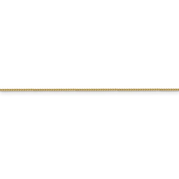 14k .85mm Spiga with Lobster Clasp Chain - Image 2