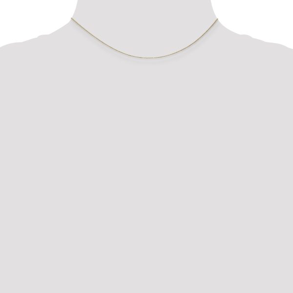 14k .9mm Cable with Lobster Clasp Chain - Image 2