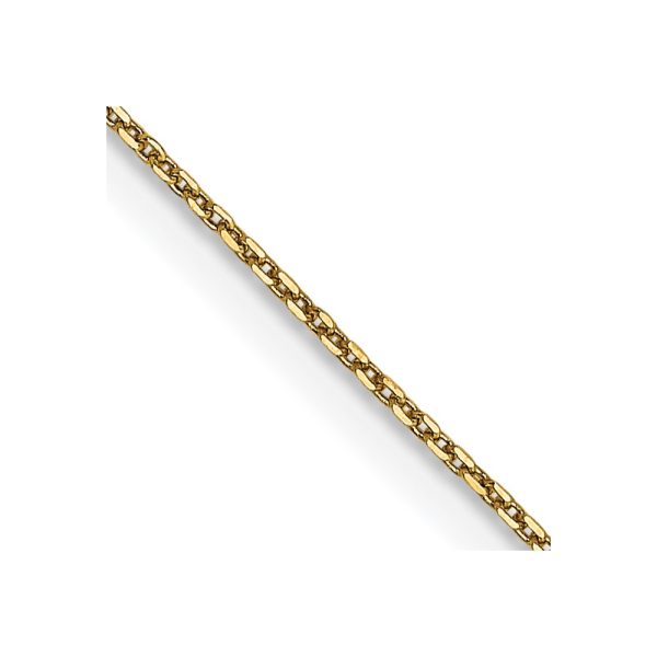 14k .65mm D/C Round Open Link Cable Chain