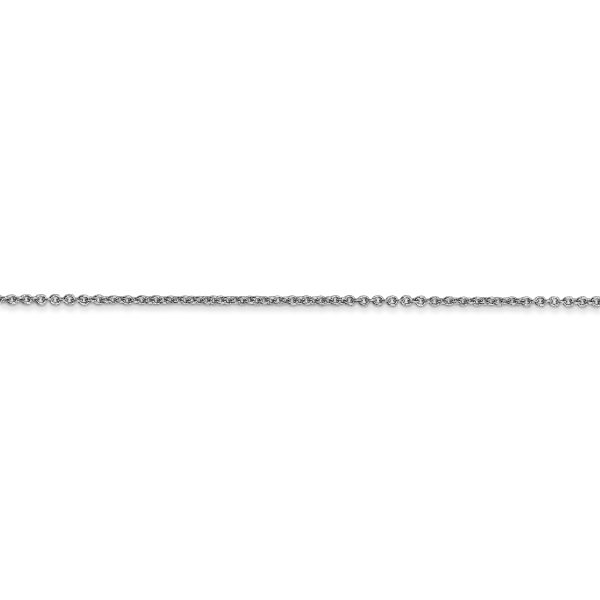 14k WG 1.2mm Cable Chain - Image 2