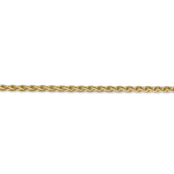 14k 3mm Parisian Wheat Chain - Image 3