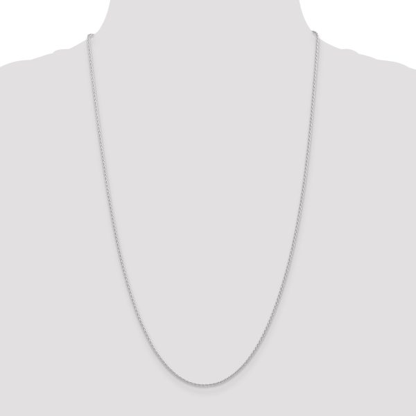 14k WG 1.5mm Parisian Wheat Chain - Image 2