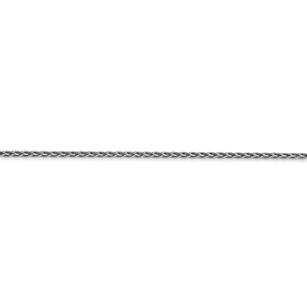 14k WG 1.5mm Parisian Wheat Chain - Image 3