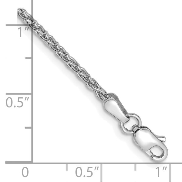14k WG 1.75mm Parisian Wheat Chain - Image 2