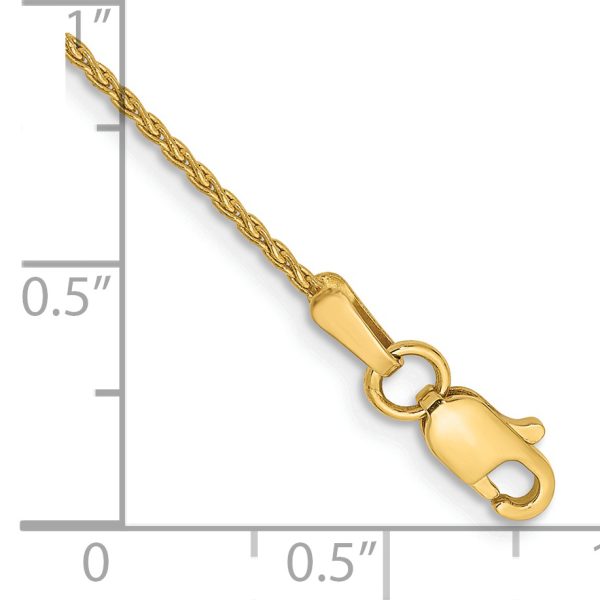 14k 1.2mm Parisian Wheat Chain - Image 2