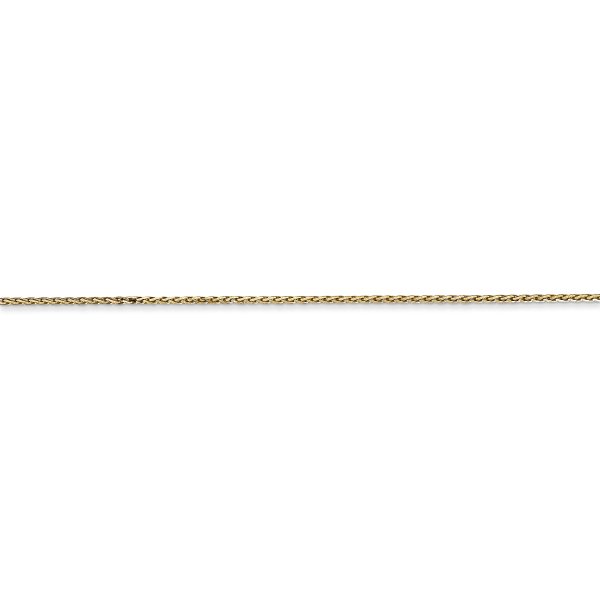 14k .8mm D/C Parisian Wheat Chain - Image 3